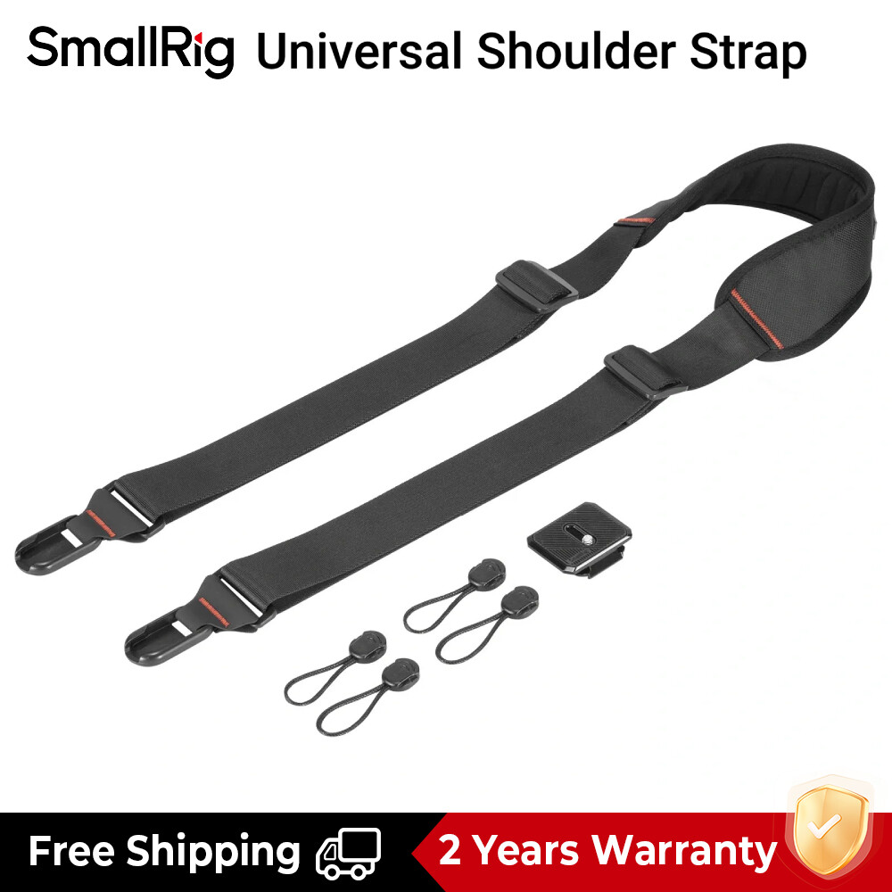  SmallRig Dây đeo máy ảnh Vai  Tải trọng tối đa: 15kg  Dây đeo cổ Dây đeo máy ảnh nhả nhanh cho máy ảnh Fujifilm Sony DSLR Mirrorless PSC2428 