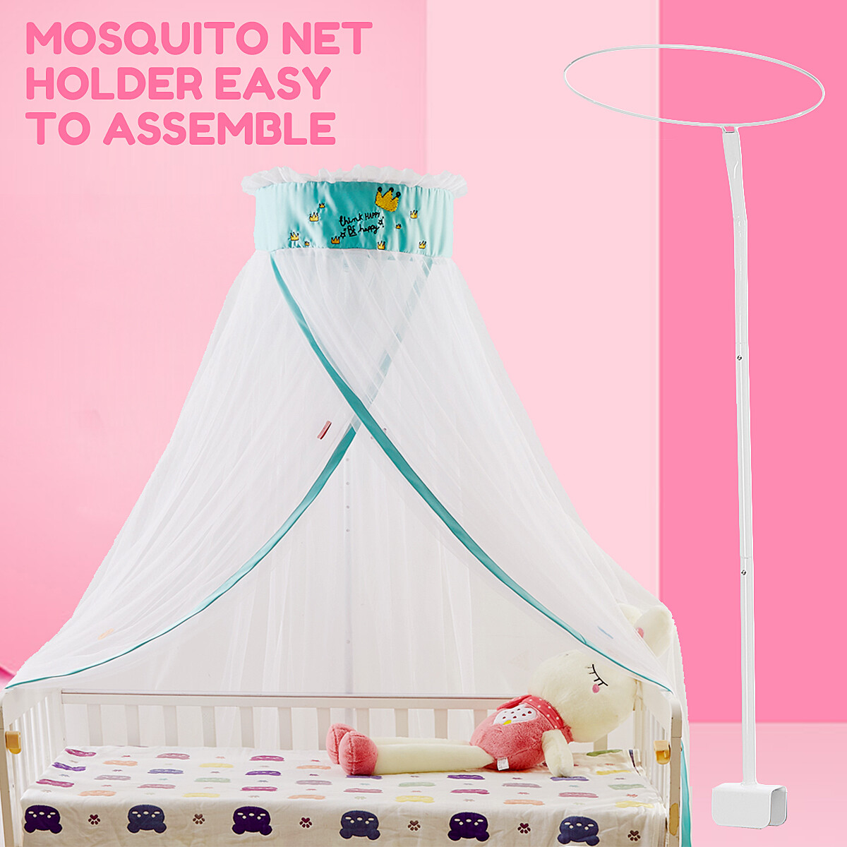 baby cot net stand