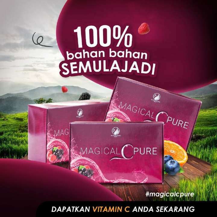 Ready Stock Magical C Pure Vitamin C 1000mg Mcp By Angsa Emas Beaute Lazada