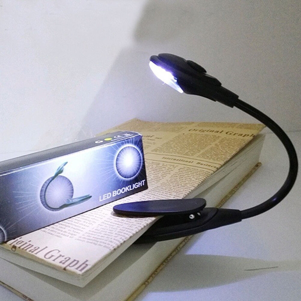 clip on led reading light battery powered