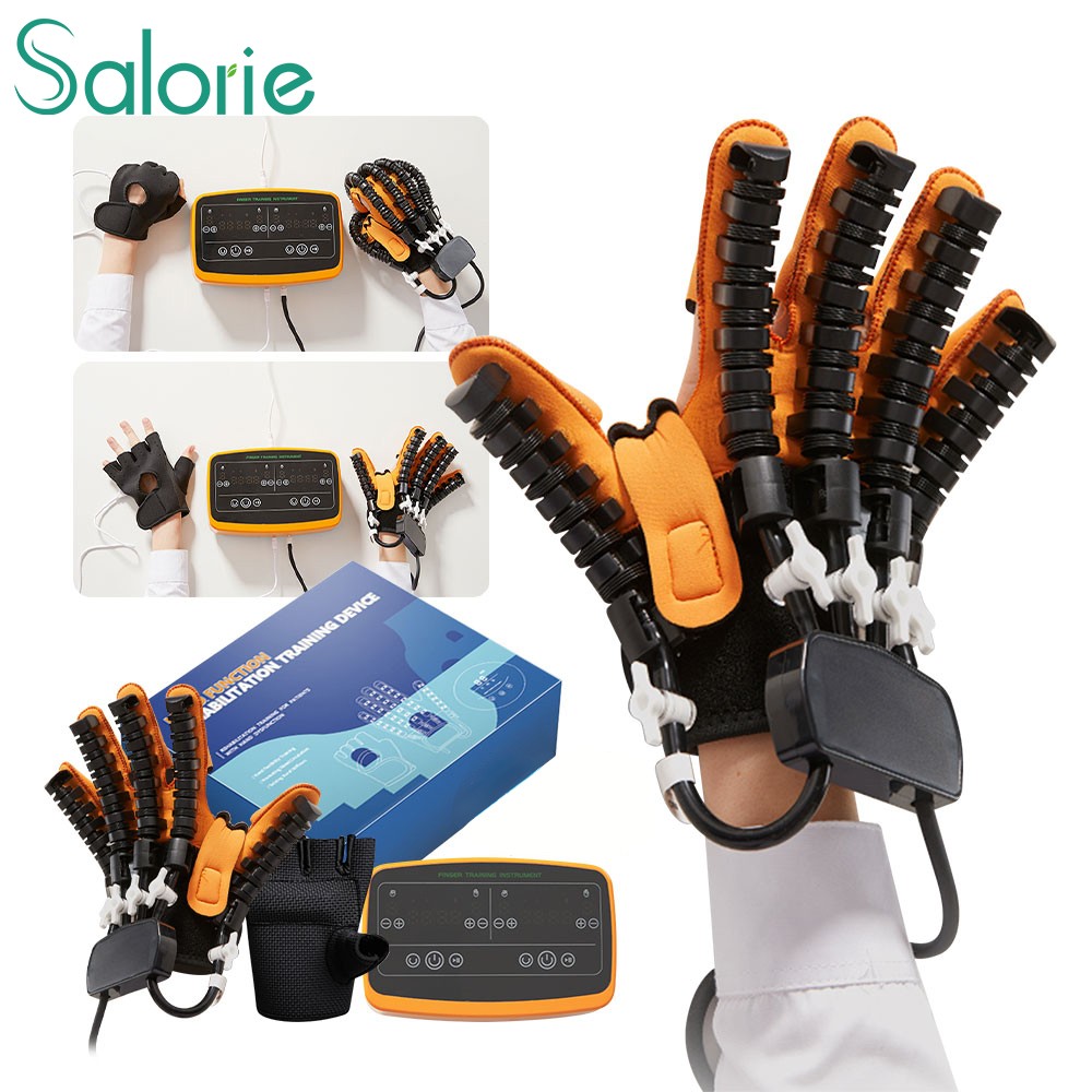 Salorie Rehabilitation Robot Gloves Finger Rehabilitation Training Device Hemiplegia Stroke Hand Exercise ราคา 9,864 บาท*ส่งฟรี