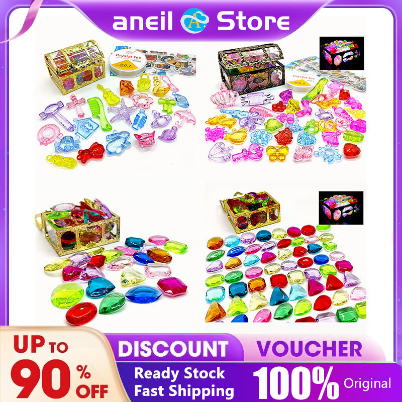 Pool Diving Toys Vivid Treasure Box Swimming Pool Sinkers Colorful Diamonds Pirate Chest Marine Hunting Games for Kids Boys Girls Holiday Gifts Training Toys newcomer ราคา 115 บาท*ส่งฟรี