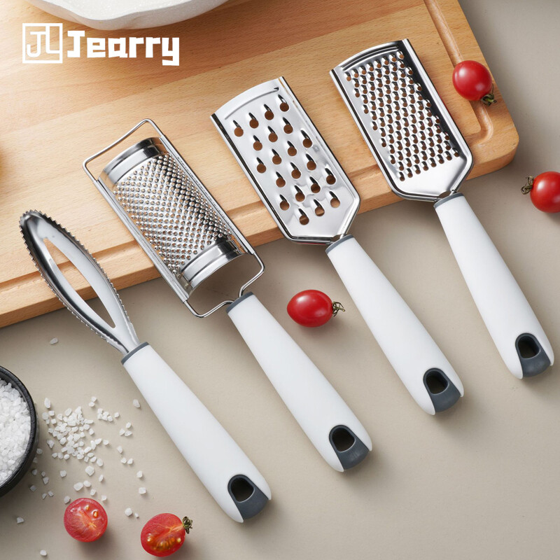 Jearry 4Pcs 304 Stainless Steel Multi-Purpose Shredder Cheese Grater Cheese Grater Ginger Scrubber Fish Scale Grater Household Kitchen Tools ราคา 165 บาท*ส่งฟรี