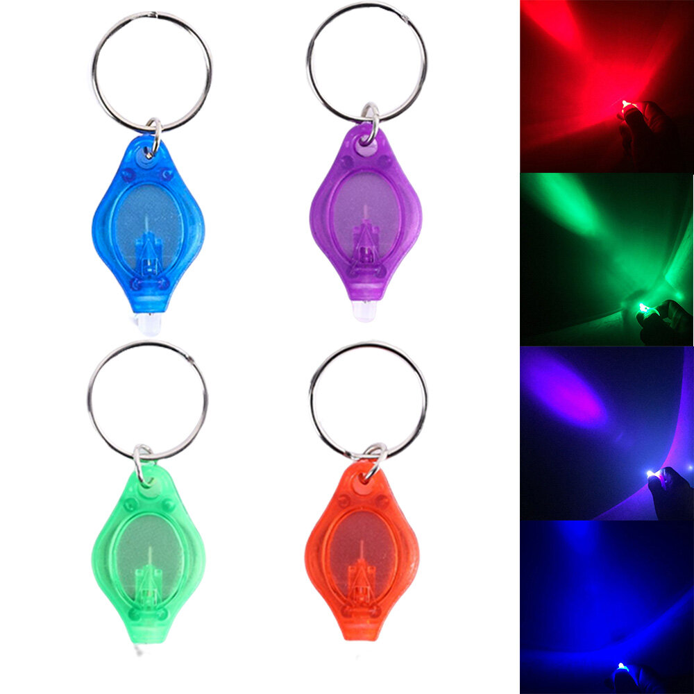 1 chiếc móc khóa uv mini đèn pin led quà tặng khuyến mãi đèn pin đèn vòng chìa khóa đèn pin đèn pin tia cực tím ánh sáng đen