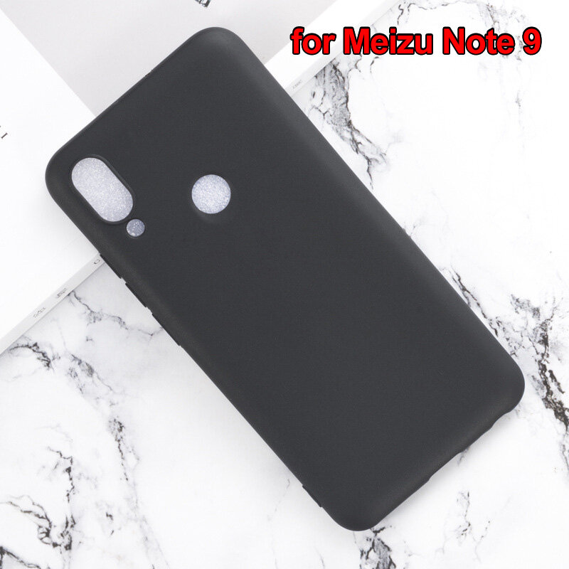 Ốp ốp điện thoại cho meizu note 9 x8 silicone nhựa dẻo nhựa tpu mềm cho meizu x8 ốp lưng màu đen ốp chống sốc