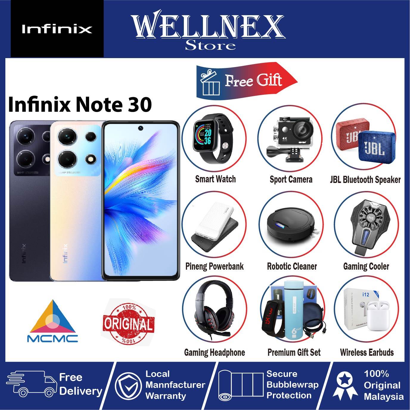Infinix Note 30 Pro 256gb 16ram