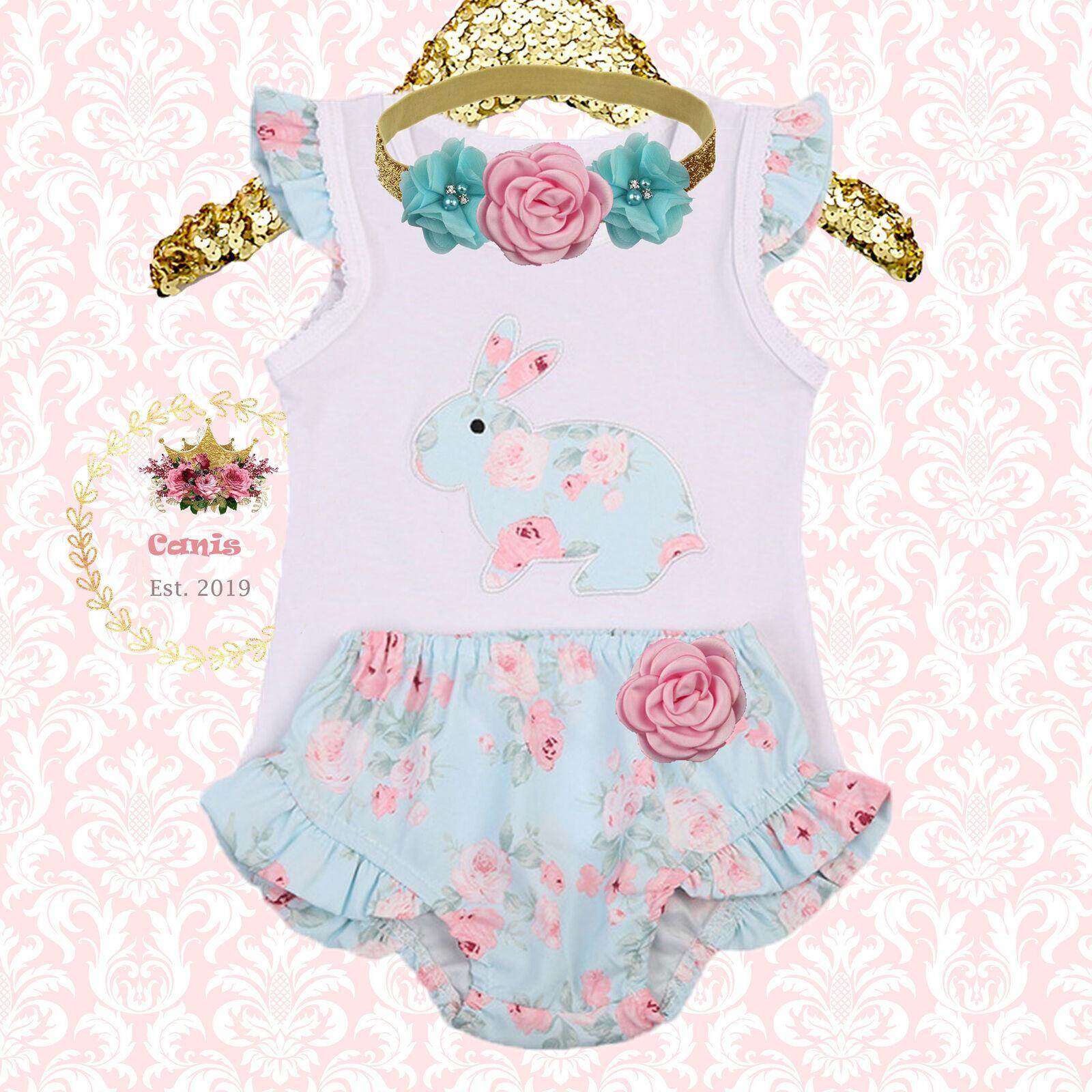 baby easter bunny romper