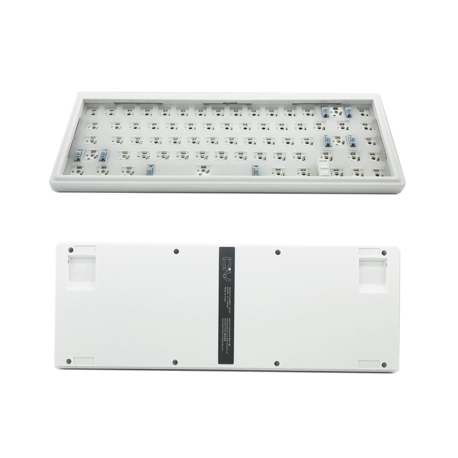 Bộ Bàn Phím Cơ Có Dây Vỏ Trong Suốt CIY GAS67 Chính Hãng, Bàn Phím RGB Tương Thích Với Công Tắc 3 Chân 5 Chân