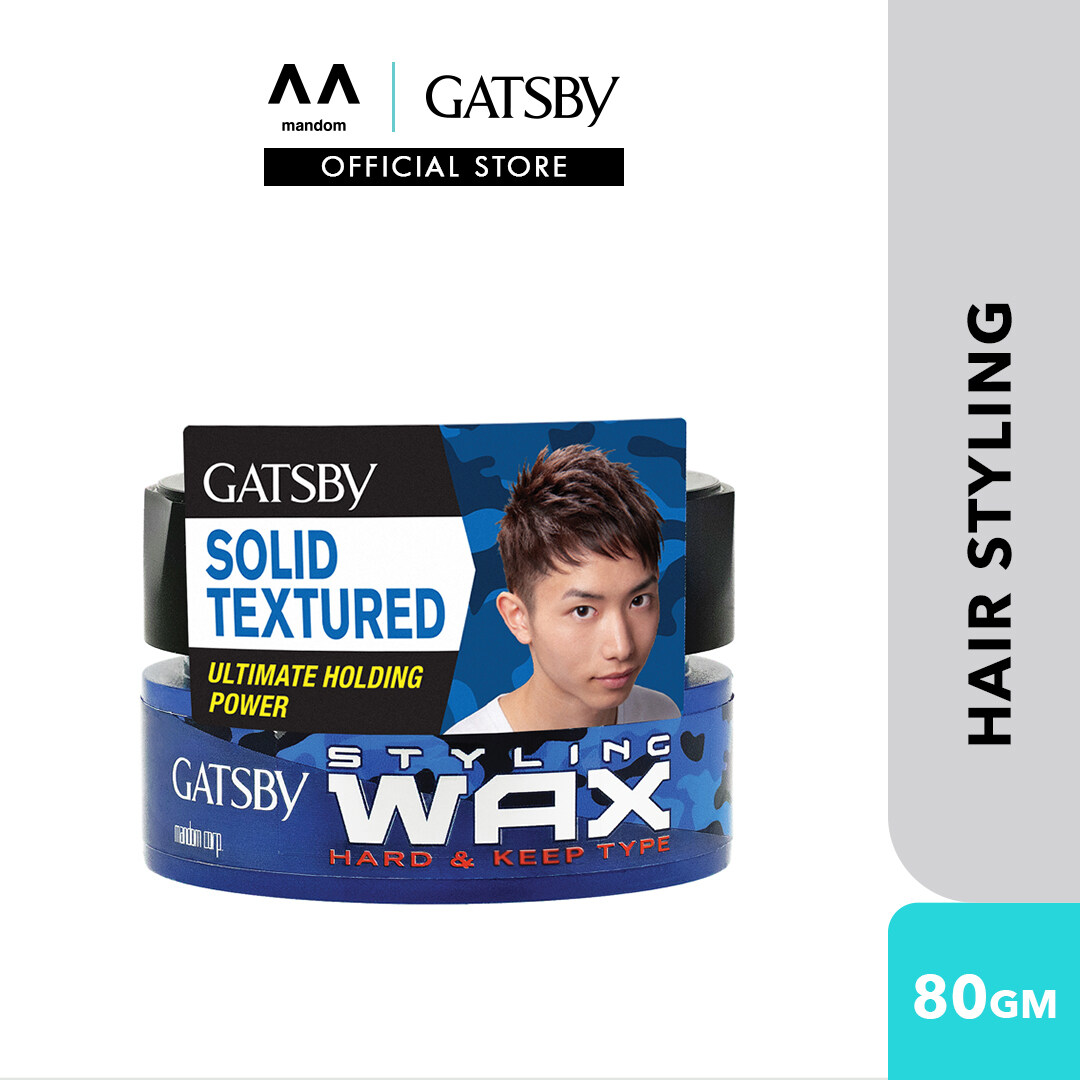Gatsby Styling Wax Hard & Keep 80g (mens hair wax, Wax hair man, hairstyle)​  ​ | Lazada