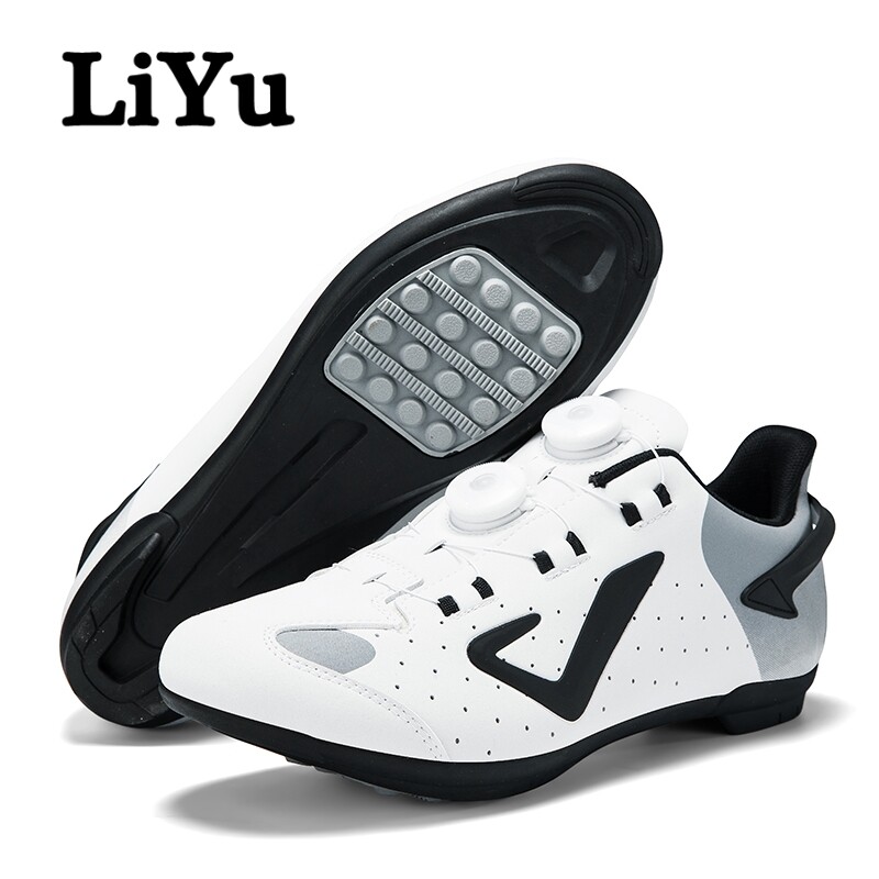 Liyu thường giày đi xe đạp nam giới và phụ nữ không có khóa Giày xe đạp đế cao su đi xe đạp ngoài trời Giày thể thao giày luyện tập không Cleats