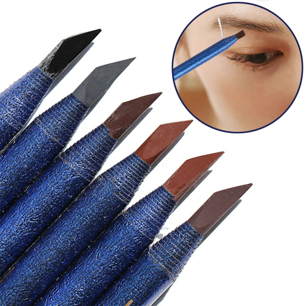 Bút Chì Kẻ Lông Mày Không Thấm Nước Microblading Bút Kẻ Lông Mày Stencil Tint Xăm Lông Mày