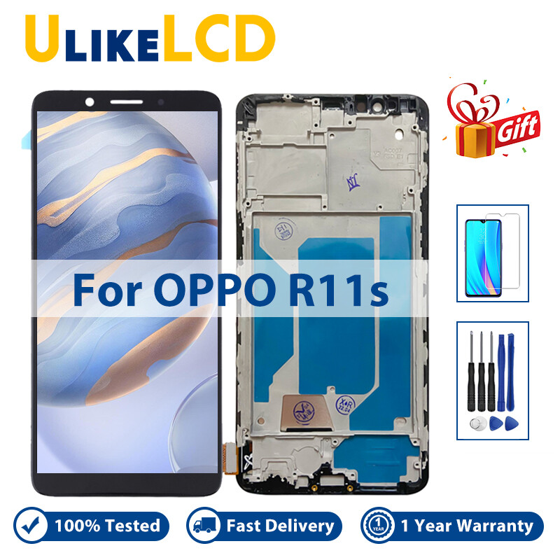 Bộ linh kiện thay thế cho oppo r11s, linh kiện thay thế cho màn hình cảm ứng lcd + dụng cụ sửa chữa miễn phí cho oppo r11s