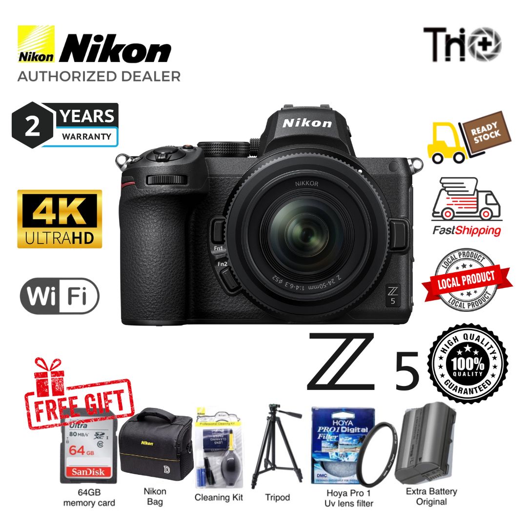 Nikon D5000 kit 18-55mm VR original FLIP SCREENS with Free Extra
