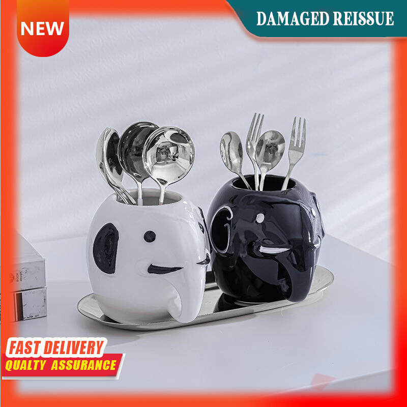 Gambar Fruit Fork Storage Jar Set Children s Safety Light Luxury Fruit Sign Jar Fruit Insert Bottle Ceramic