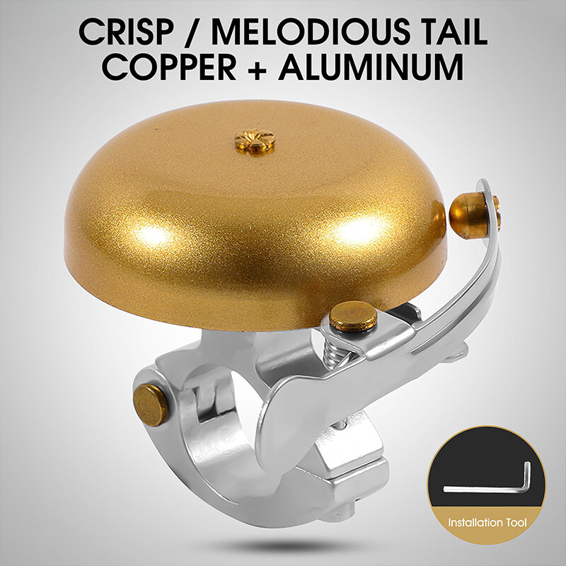 WEST BIKING Chuông Xe Đạp Còi Hợp Kim Đồng Siêu Nhẹ Cổ Điển Tay Lái Chuông Nhỏ Và Di Động Cổ Điển Ch