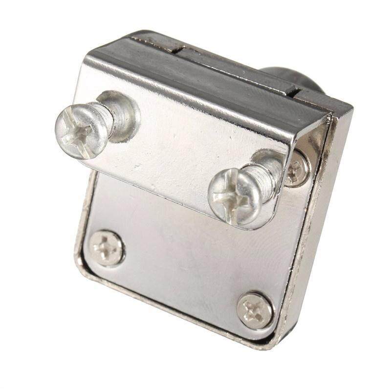 Puerta de gabinete de vidrio individual Cerradura con llave Tono de