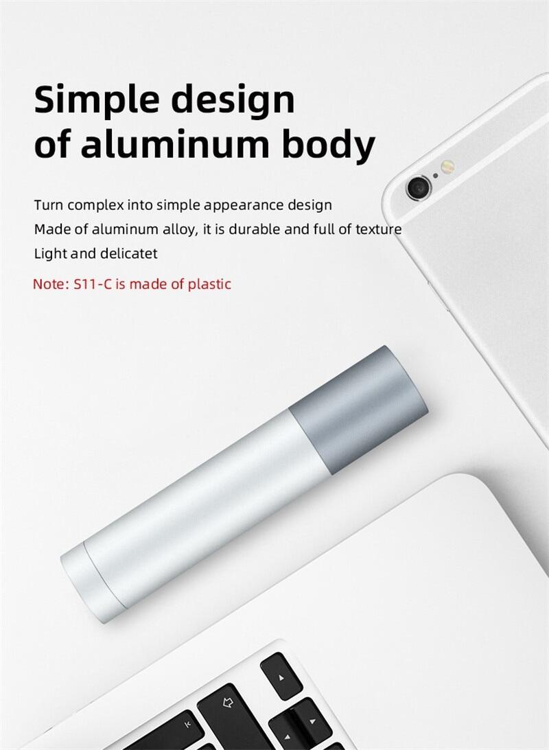 Đèn Pin Mini Supfire S11, Đèn LED Flash USB 4300MAH