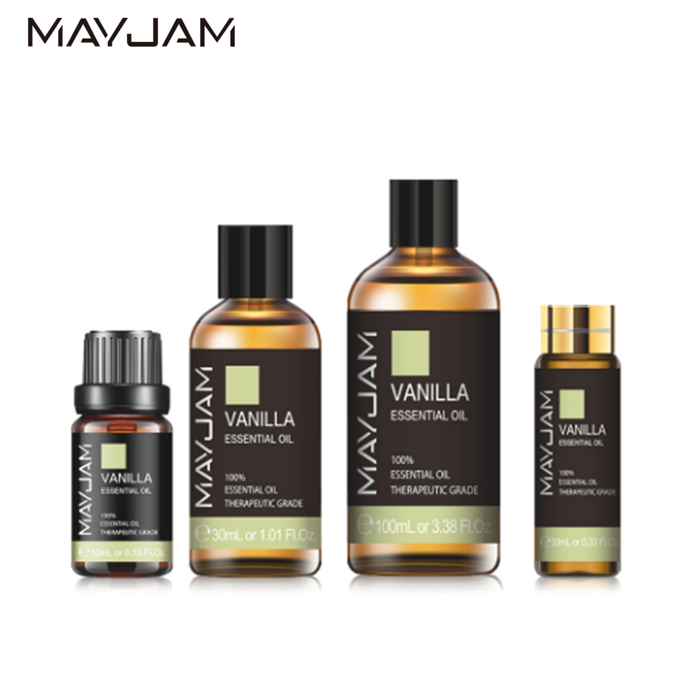 Gambar MAYJAM 10ml 30ml 100ml Vanilla Essential Oil Aromatherapy Humidifier Oil For Candle Soap Making