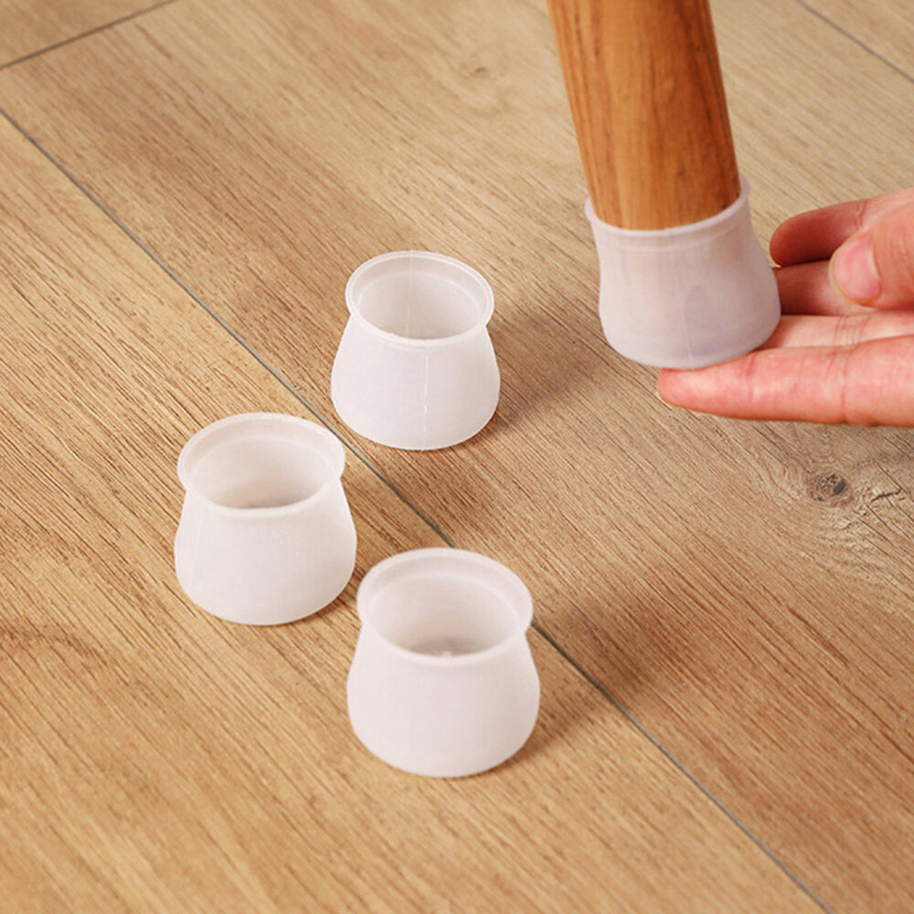 40 cái bàn ghế chân Mat Silicone non-slip bàn ghế chân mũ bảo vệ chân dưới Bìa Pads gỗ bảo vệ sàn