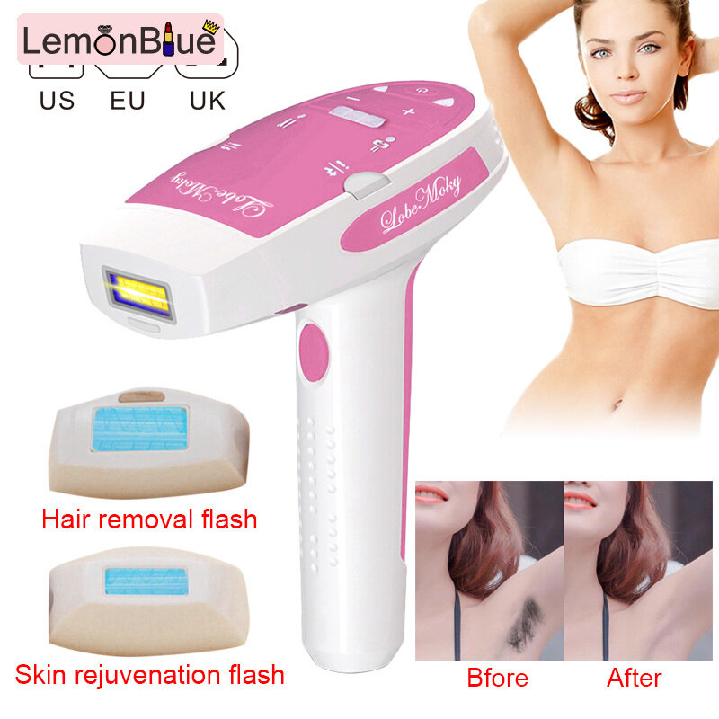 Gambar LemonBlue IPL Permanent Hair Removal Machine Face Body Skin Painless Epilator Depilation