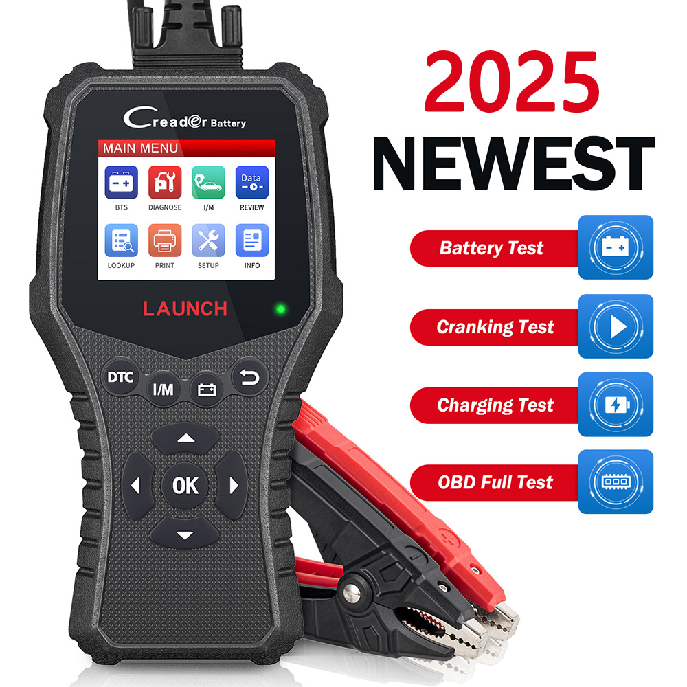 LAUNCH CRB3001 12V Car Battery Tester OBD2 Scanner ENG ABS SRS AT Diagnostic Tools Lifetime Free Update Code Reader ราคา 3,024 บาท*ส่งฟรี