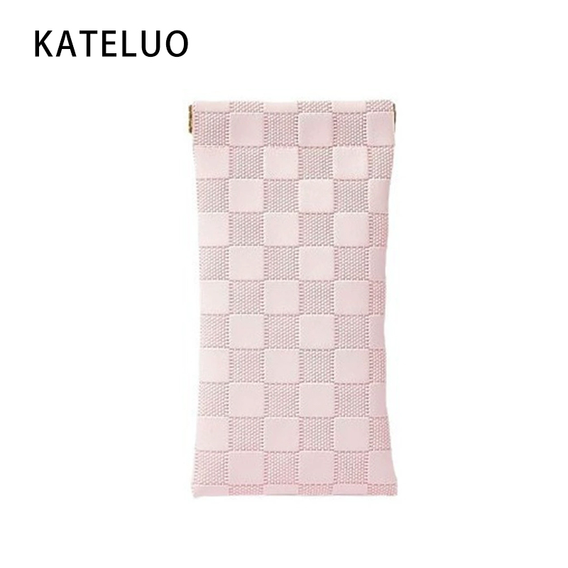 KATELUO Unisex Magnetic-Snap Leather Sunglasses Pouch – Auto-Close Eyeglasses Case for Men & Women YJD04 ราคา 257 บาท*ส่งฟรี