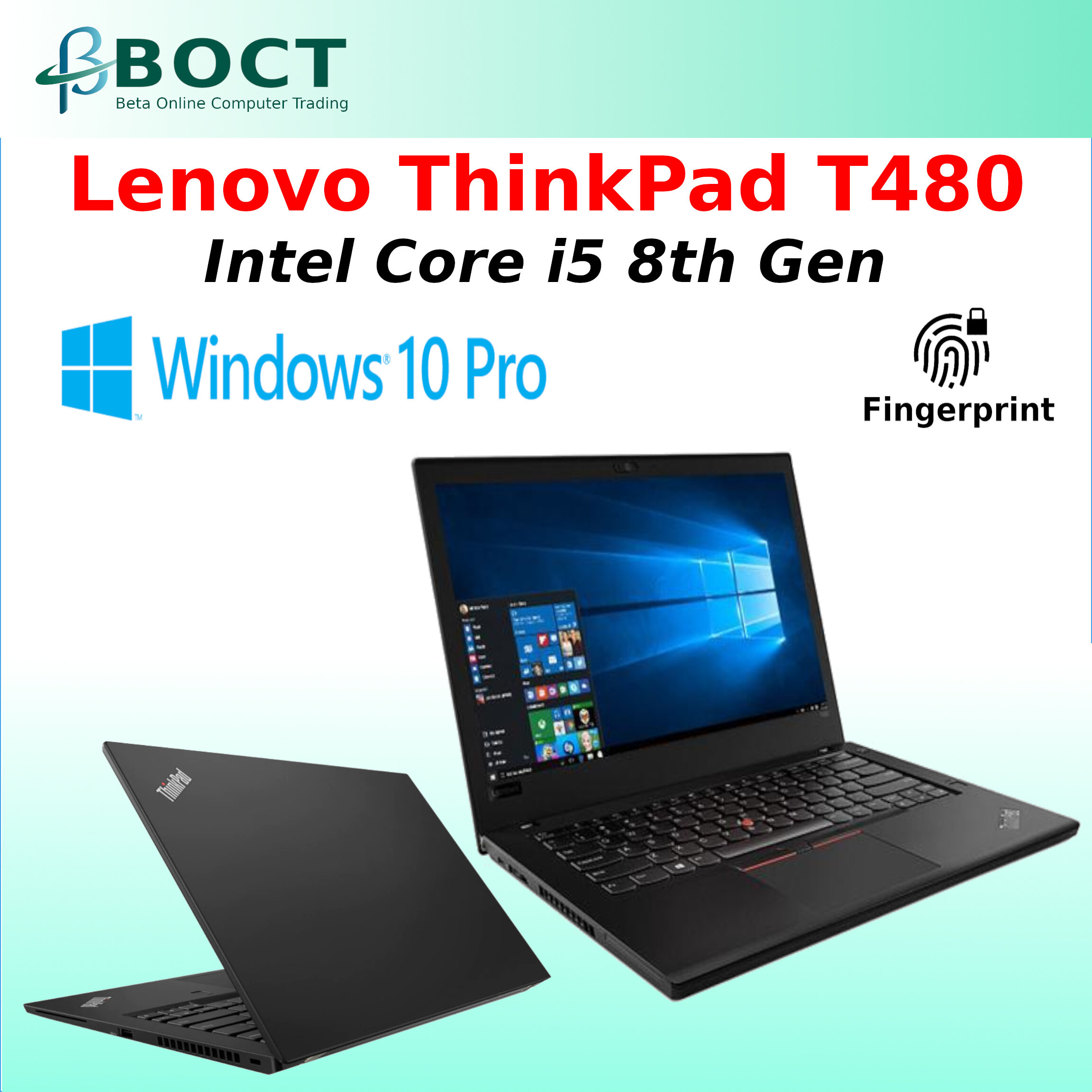 Windowsノート本体Thinkpad T480 i5-8350U 2Kスクリーン - Windows