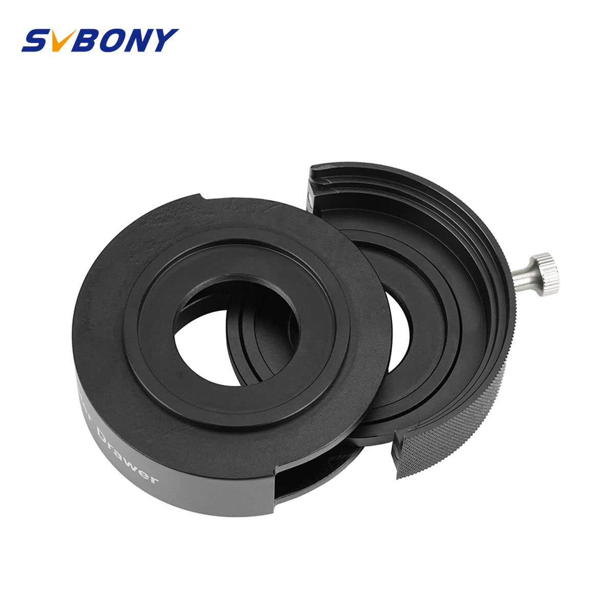 SVBONY SV226 Black Astronomy Filter Drawer for Deep Space Photography and Astronomical Observation Easy to Install and Remove Filters