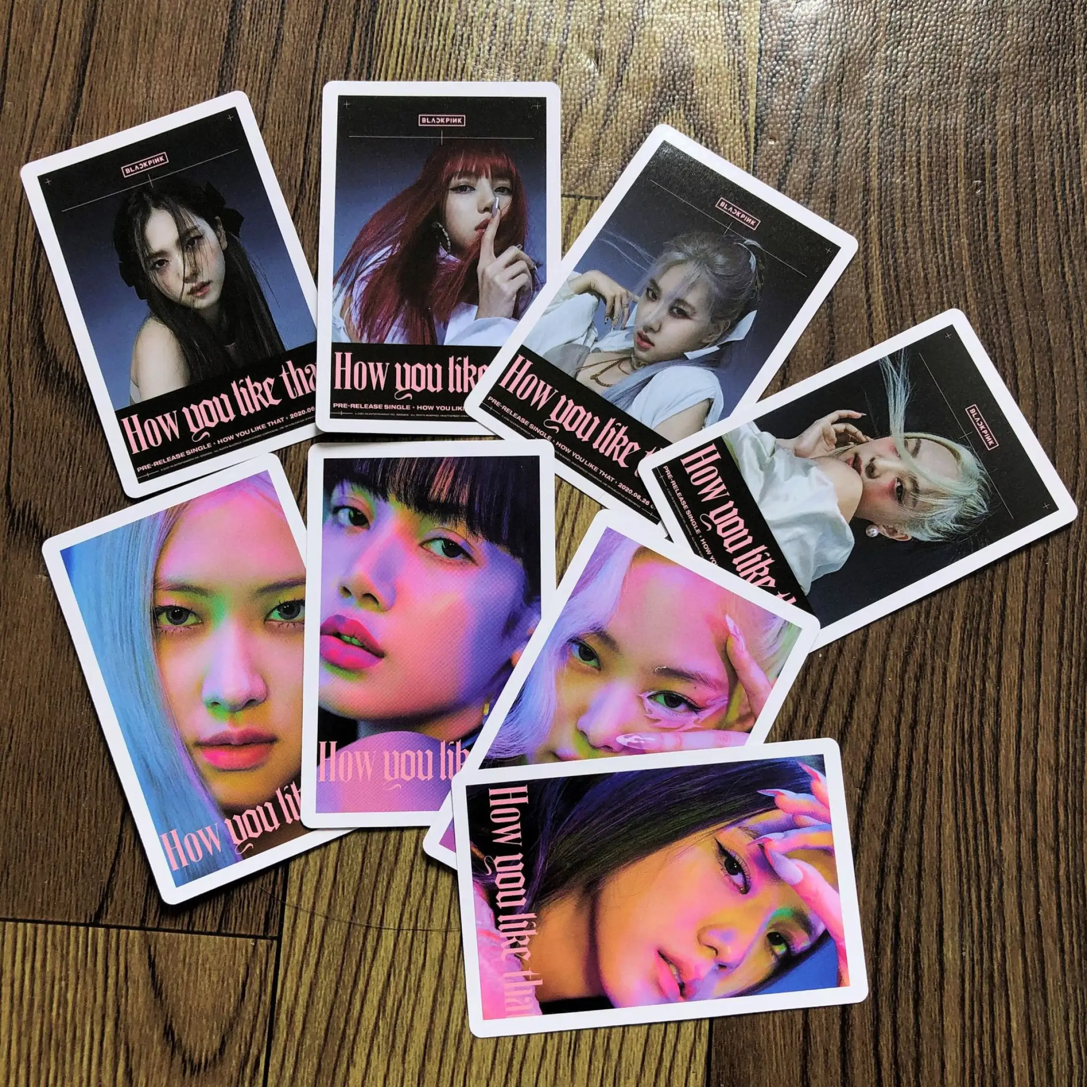 Jumi Blackpink New Album How You Like That Photocard Lomo Card Lisa Jennie Jisoo Rose Double Sided Photograph Cards Lazada Ph