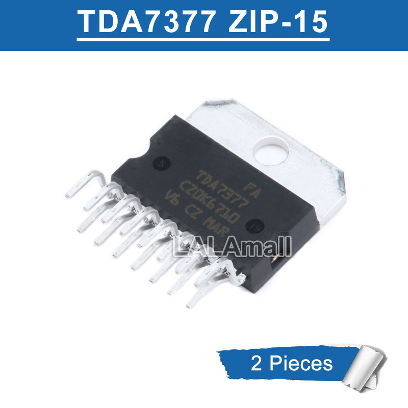 2 Chip Khuếch Đại Công Suất Âm Thanh Kép/Quad TDA7377 ZIP-15 TDA 7377 TDA7377V 2X30W IC Chính Hãng M