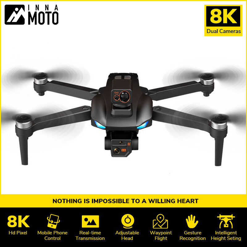 8K HD Obstacle Avoidance Plane GPS Positioning Brushless Motor Helicopter Aerial Photography RC Airplane Toy ราคา 5,335 บาท*ส่งฟรี