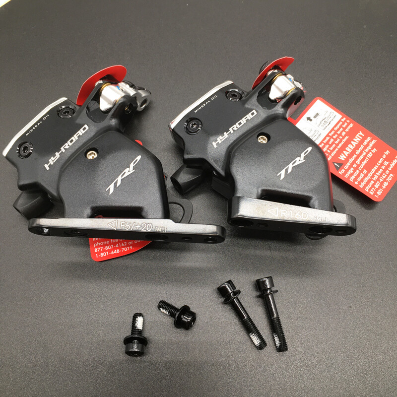 Brand New TRP HY/RD Flat Mount Calipers Set TRP HD-C711 hy/rd Flat