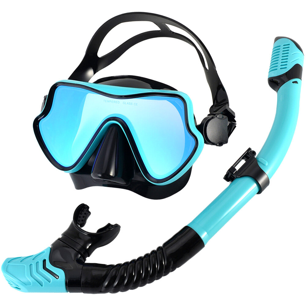 Bộ Ống Thở Lặn Có Bình Dưỡng Khí Chuyên Nghiệp, Váy Silicon Cho Người Lớn, Kính Chống Sương Mù Thiết Bị Hồ Bơi Câu Cá