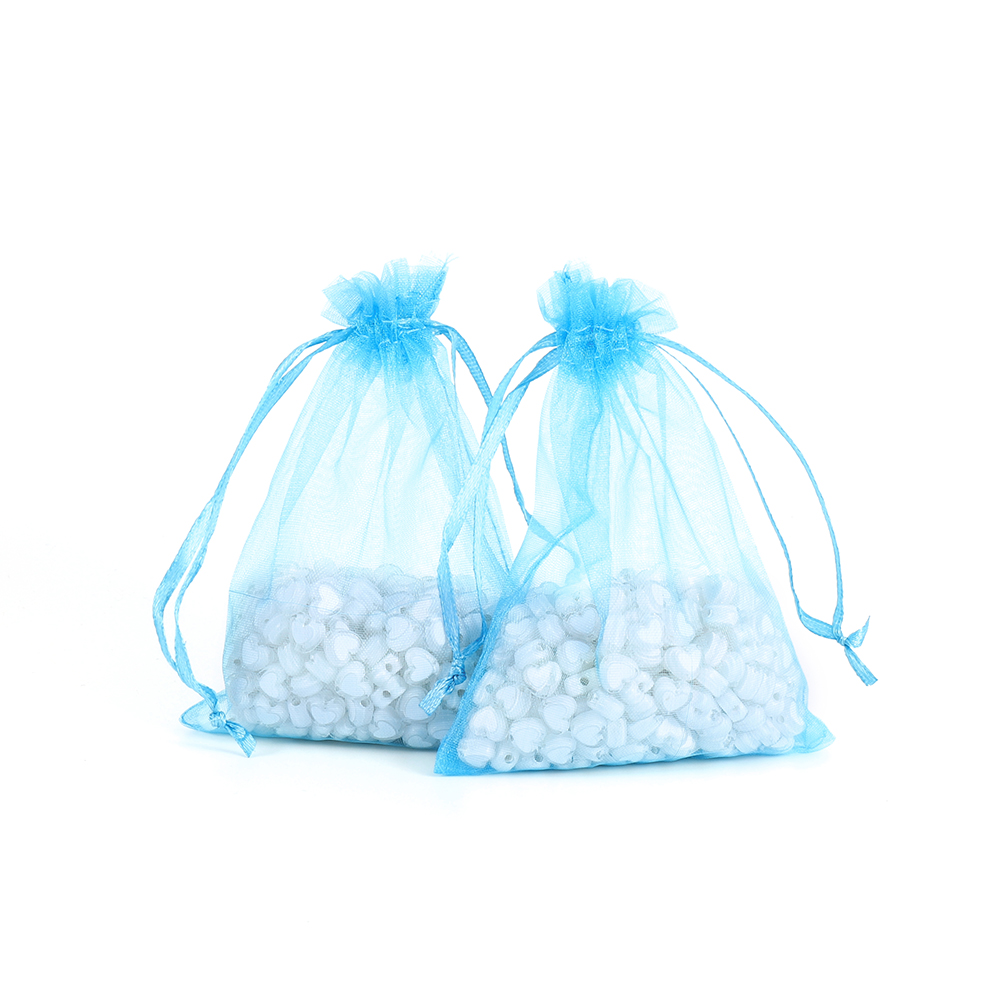 St.kunkka 10pcs/Bag Adjustable Drawstring Organza Bags Jewelry Packaging Bags Candy Wedding Bags Wholesale Gifts Pouches