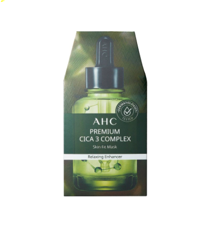 Gambar AHC Premium Cica 3 Complex Skin Fit Mask Relaxing Enhancer (5s)