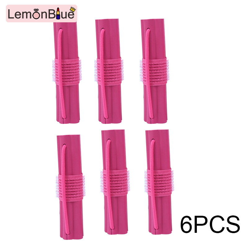 Gambar LemonBlue 1 6 Pcs Hair Curler Sponge Rollers Curling Curls Wavy DIY Styling Tool for Women