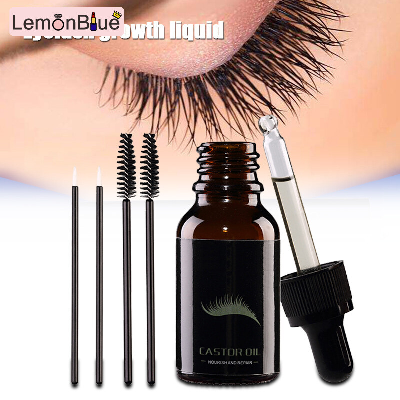 Gambar LemonBlue Castor Lash Growth Essence Liquid Stimulate Growth for Eyelashes Eyebrows Hair Moisturizing