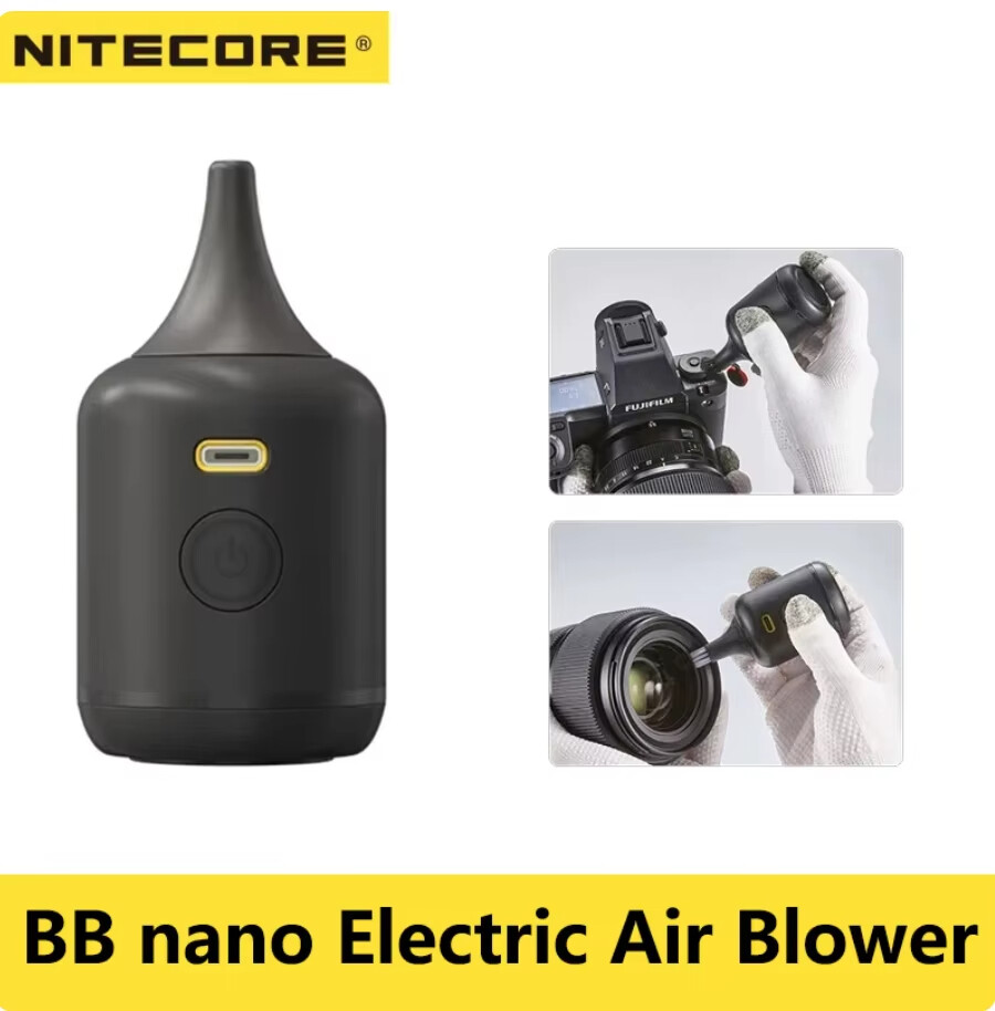 Nitecore BB Nano Điện Máy Ảnh Máy thổi khí Mini Máy hút bụi không dây Len Cảm Biến Khăn Lau Bụi Cho Canon Sony Bàn Phím Phim Hoạt Hình Xe Vật Nuôi