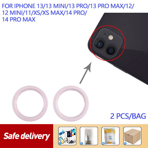 2 cái camera phía sau tròng kính kim loại bên ngoài bảo vệ vòng vành nẹp cho Iphone 13 Mini/iPhone 13/Iphone 12/12 Mini/iPhone 11/XS & XS Max/13 Pro/13 Pro Max/14 Pro/14 Pro tối đa