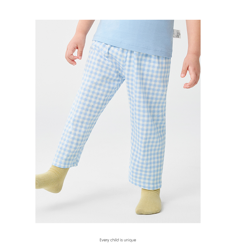 balabala Children Sleep Pants Summer Anti-Mosquito Pants Children Home Pants Bos Girl For Big Kids Soft Stretchy Comfortable · v4