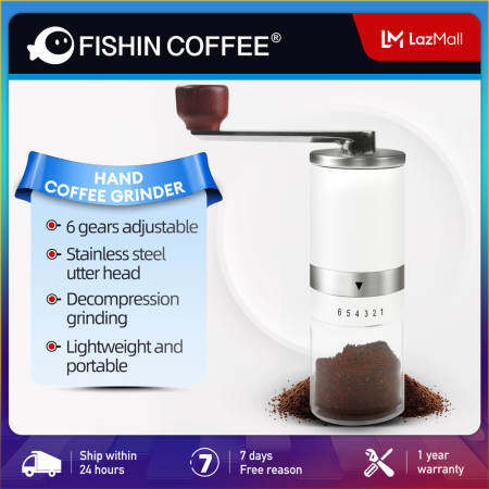 FISHIN COFFEE Hand Grinder: Manual Coffee Grinding Tool