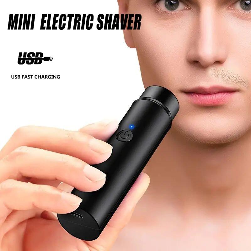 Nhỏ cho nam Máy cạo râu điện tự động dao cạo tông đơ xách tay máy cạo râu dao cạo có thể sạc lại xe du lịch Máy cạo râu