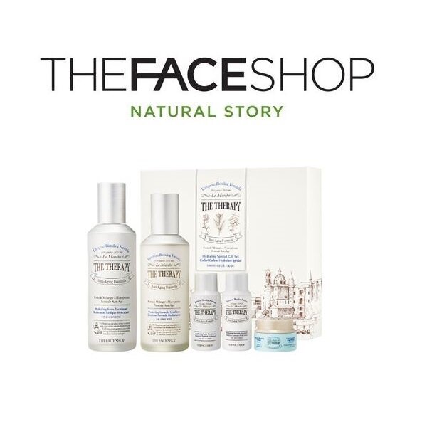 Gambar [THE FACE SHOP] The Therapy Hydrating Special Gift Set