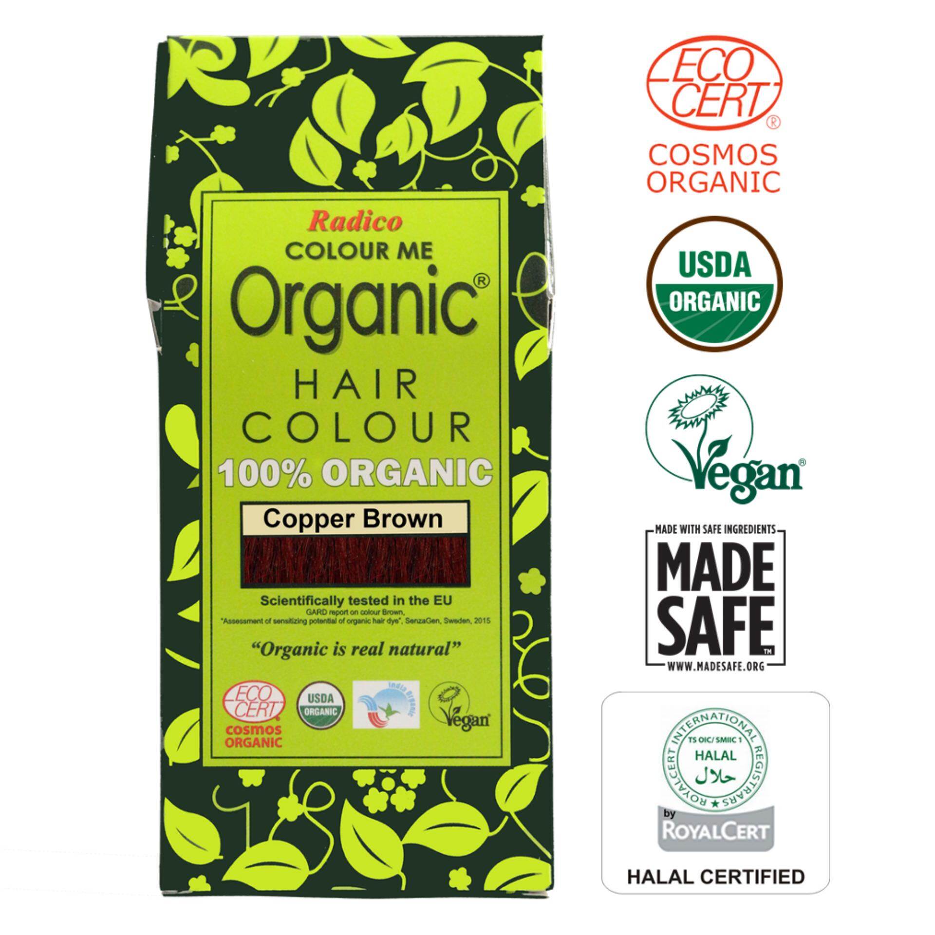 Gambar RADICO 100% ORGANIC HAIR COLOUR ( COPPER BROWN )