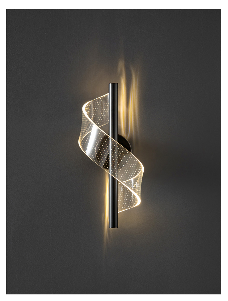 Modern Led Wall Sconce Nordic Style Ambient Lighting For Bedroom_voghion.com