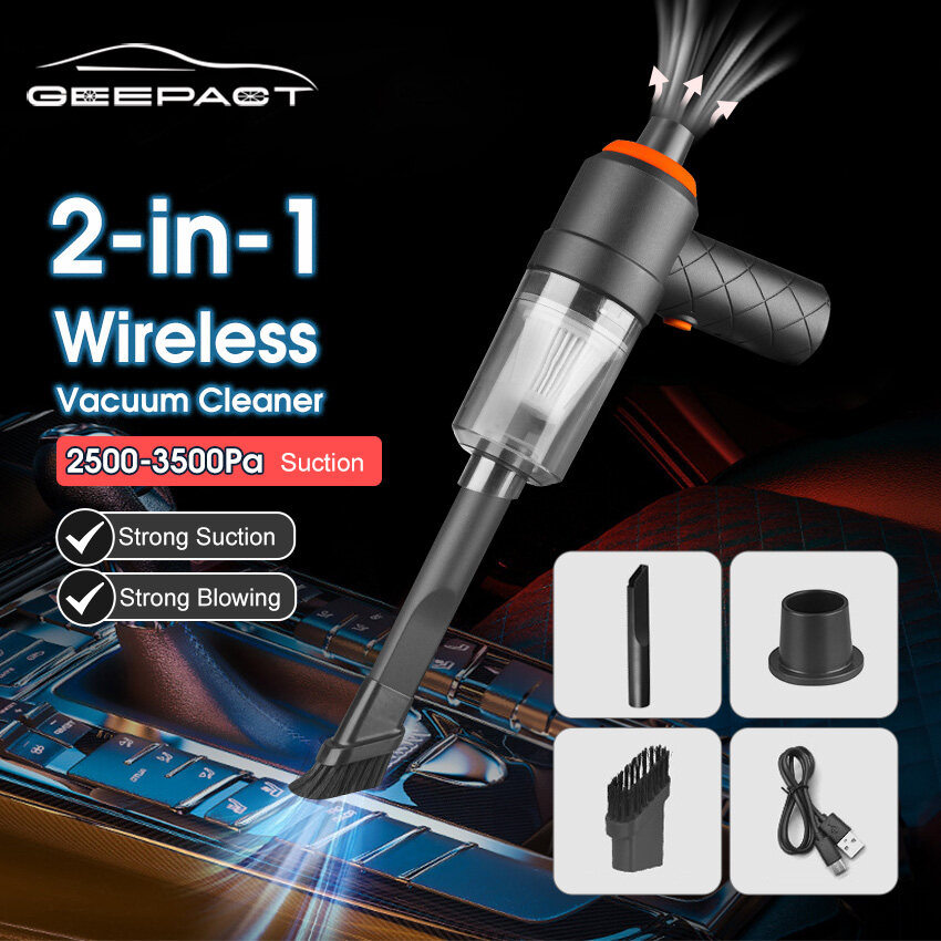 Geepact Car Vacuum Cleaner Handheld Air Blower Wireless Mini Vacuum
