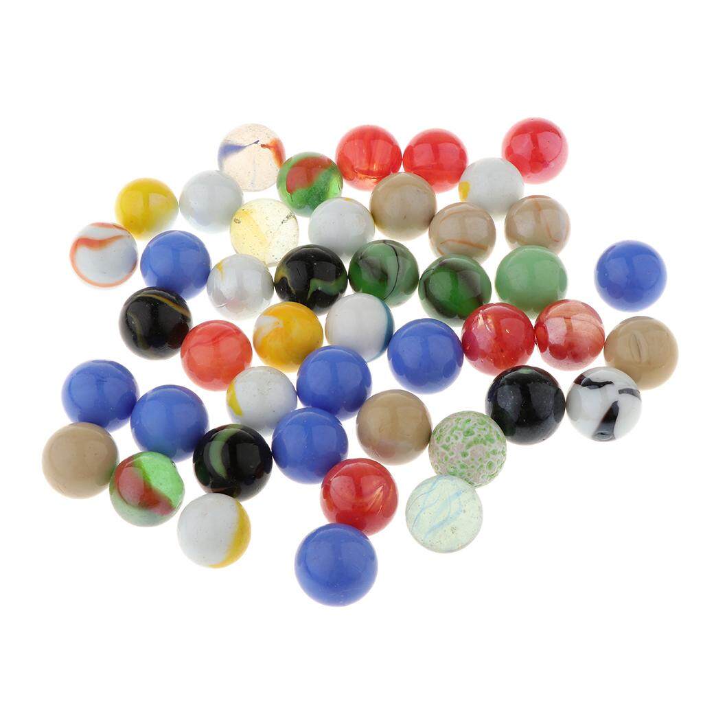 100PCS Marbles Glass Ball Kid Marble Solitaire Game Toy Fish Tank Decor 12mm 
