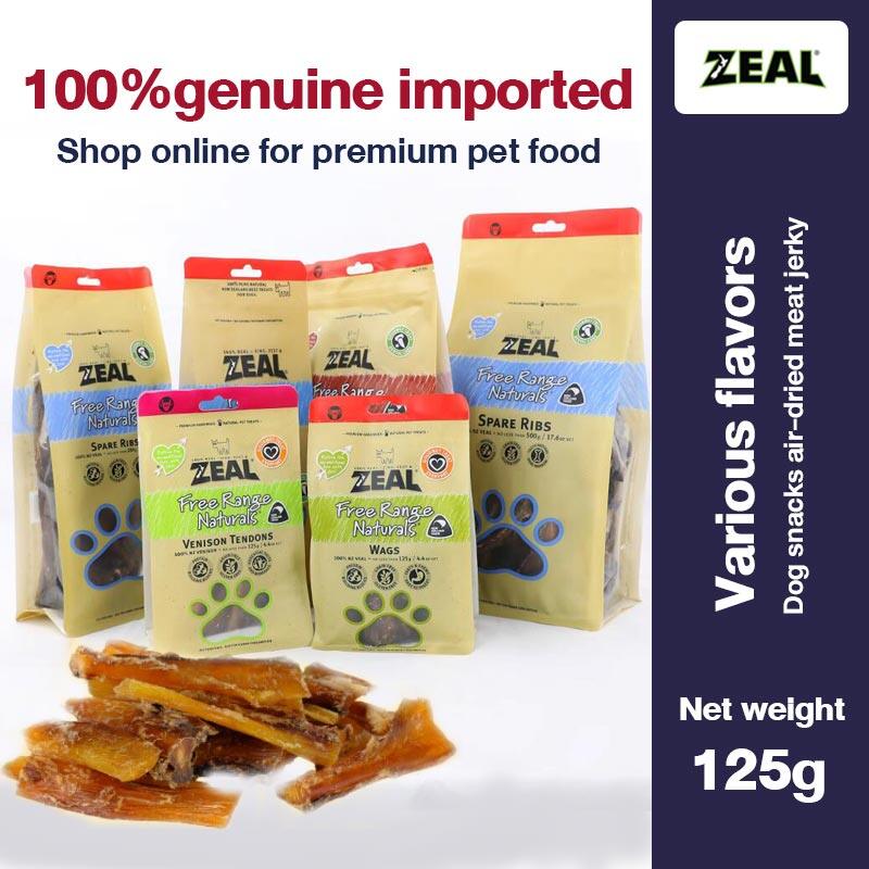 Zeal Newzealand tự nhiên con chó đồ ăn nhẹ răng kháng Hươu gân bò xương sườn làm sạch răng chó thực phẩm 125g