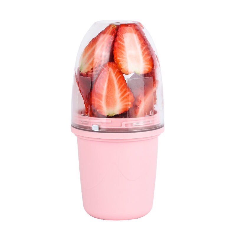 Gambar Fruit and vegetable juice extractor portable mini Fried juice machine household fresh fruit juice cup small charging students