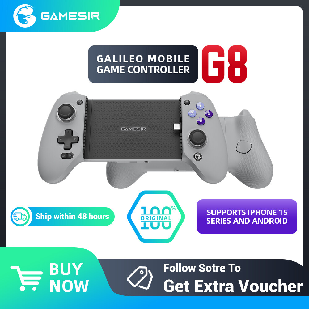 GameSir G8 Galileo Type C Gamepad Mobile Phone Controller with Hall Effect Stick for iPhone 15 Android PS Remote Play Cloud Game ราคา 2,080 บาท*ส่งฟรี